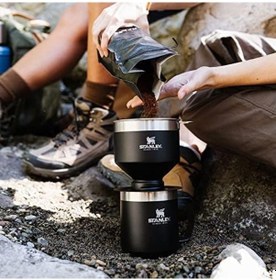 Resim Klasik Brew Pour Over Paslanmaz Çelik Kahve Demleyici S 