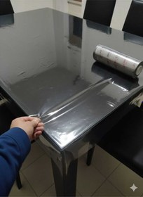 Resim Şeffaf Pvc Masa Örtüsü 70 X 200 Cm 1.4 Mm Kaymaz Su Geçirmez Masa Çok Renkli 