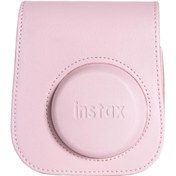 Resim Instax Mini 12 Pembe Deri Çanta 