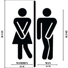 Resim habune Tuvalet özel yeni sticker -Kapı özel yeni sticker- Duvar özel yeni sticker 