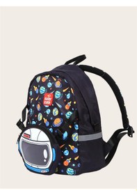 Resim Supercute Two İn One Sırt Çantası - Astronaut - Siyah 