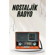 Resim Techno Stock Saatli Fenerli Bluetooth Nostaljik Radyo Aux Sd Usb Girişli Bluetooth Hoparlör 