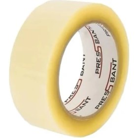 Resim TeknoKapsül Pressbant Koli Bandı Şeffaf, 45MM x 100 Metre 6'lı Paket (Hotmelt) 