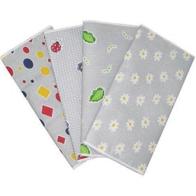 Resim Feyza Design Yanmaz ve Yapışmaz Kumaşlı Ütü Masası Örtüsü, Lastiksiz Tasarım 