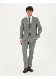Resim Pierre Cardin Erkek Gri Takım Elbise 50273543-vr024 Gri 
