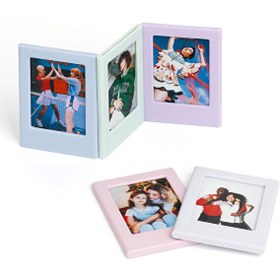 Resim Fujifilm Instax Mini Film Uyumlu Mıknatıslı Yeşil Fotoğraf Çerçevesi 