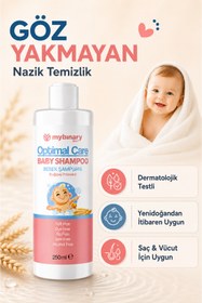 Resim zinderm Ultra Hassas Göz Yakmayan Doğal, Buğday Proteinli Hipoalerjenik Saç Ve Vücut Bebek Şampuanı 250 ml 