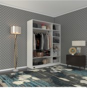 Resim Kenzlife giysi dolabı dursun 180*150*40 byz gardırop 