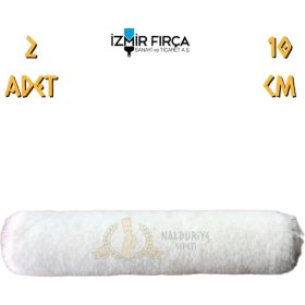 Resim Izmir Fırça Kadife Moher Parmak Rulo Yedek - 10 cm - 2 Adet 