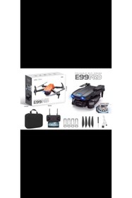 Resim atcproductive E99 PRO 4K HD Dual Kameralı FPV Katlanabilir Drone 