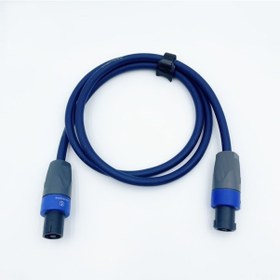 Resim Jeehugo 5m Siyah 12awg Nl4fc Erkek-erkek Hoparlör Kablosu, Ofc Toptan Bakır, Sahne Mikseri Ve Amfi İçin Ses Sinyali Aktarıcı 10.1" 