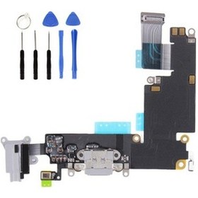 Resim iPhone Uyumlu 6G Şarj Bordu Tamir Seti !!! Black 