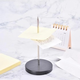 Resim Waige Fatura Makbuzu Jessica Için Paslanmaz Çelik Düz Çubuk Kağıt Memo Tutucu Spike Sopa (Yurt Dışından) 