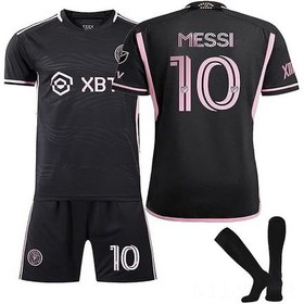 Resim Wezone Çocuklar İçin Me'ssi 10 Numaralı Futbol Forması Seti - Nefes Alabilir Ve Hızlı Kuruyan Çok Renkli 