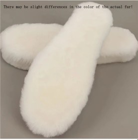 Resim Fochsia Kalın Kürklü Kışlık Beyaz 40 7.5 Numara Yumuşak Battaniye Tabanlık Kar Botu İçin 