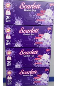 Resim scarlet Günlük Ped 20 Lı Paket 4 Adet 