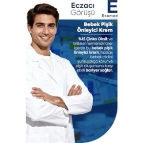 Resim Bebek Pişik Önleyici Krem 50 ml -%15 Çinko Oksitli, Bitkisel Nemlendirici ve Koruyucu (2 Paketi) 