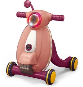 Resim Pembe Işıklı ve Müzikli Multifonksiyonel Bebek Yürüteci 