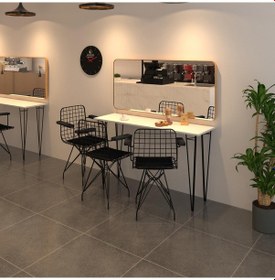 Resim Knsz masa sandalye takımı hem75mazlum byzsyh 140*040 klç 3 sandal 