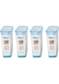 Resim Hava Sızdırmaz Contalı Bakliyat Saklama Kabı 45 L 4 Lü Set Çok Renkli 