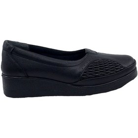 Resim Edik 410 Siyah Hakiki Deri Günlük Anne Ayakkabı Siyah 