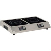 Resim Ind11.ı25 Cam Yüzeyli Ikili Indüksiyon Ocak, 2x5000 W, Elektrikli 