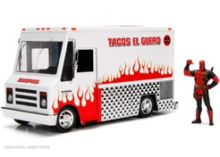 Resim 1:24 Jada Deadpool Foodtruck with Figure 