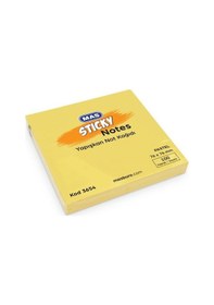 Resim Mas Yapışkanlı Not Kağıdı 100 Sayfa 76X76Mm Pastel Sarı 3654 (12 