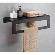 Resim Dorio Banyo Raflı Havluluk ve Askı 30cm 