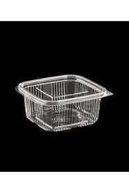 Resim Gold ambalaj Plastik Sızdırmaz Kap 500 Gr Cc Kullan At Tek Kullanımlık Plastik Kapaklı Kase 50 Adet 