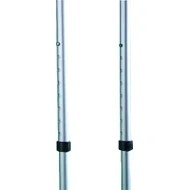 Resim Rabır Eloksallı 1 Çift Siyah Koltuk Değneği 