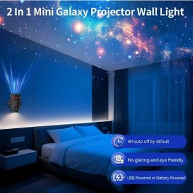 Resim Fochsia Siyah 4k Hd Teleskop Projeksiyon Duvarlı Galaksi Yıldız Gökyüzü Projektörü Gece Lambası 