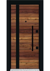 Resim MONO ÇELİK KAPI MN-1106 SOL Daire Giriş Kapısı, Çelik Kapı 