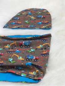 Resim Koala Tasarım Bere Ve Boyunluk Erkek Bebek Çocuk Pamuk Penye 