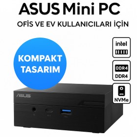 Resim ASUS Vivopc Celeron N4500 16gb Ram 512gb Ssd Freedos Mini Masaüstü Pc Pn41-bbc029mc 012 
