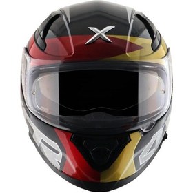 Resim Axor Apex Chrometech Pinlock Dahil Kapalı Motosiklet Kaskı Altın - Kırmızı 