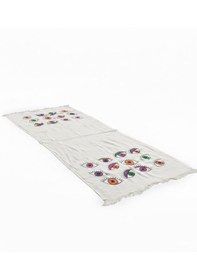 Resim Missidea Göz Desenli Çift Kat Müslin Peştamal Ekru 