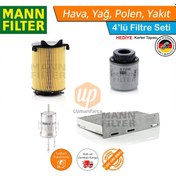 Resim Vw Jetta 1.4 Tsı Mann Filtre Bakım Seti 2007-2010 Cax 122 