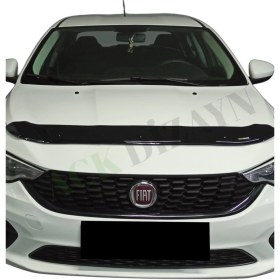 Resim Fiat Egea Sedan 2015+ Araca Özel Kaput Rüzgarlığı A+ Pianoblack 