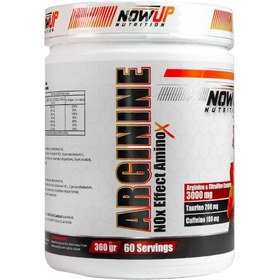 Resim NOWUP NUTRİTİON Arginine Nitric Oxide Effect Amino Asit Kiraz & Çilek Aromalı 360g 