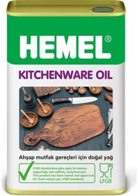 Resim Hemel Kitchenware Oil Clear Şeffaf Ahşap Mutfak Gereçleri Yağı 0,175 Ml 