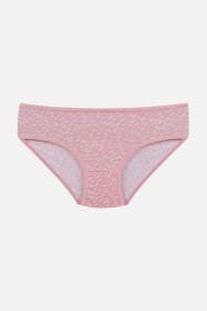 Resim Koza İç Giyim Kız Çocuk 3'lü Penguen Desenli Slip 1050 Pudra - Pembe 