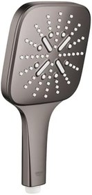 Resim Grohe Rainshower Smartactive 130 Cube El Duşu 3 Akışlı Hard Graphite - 26582A00 