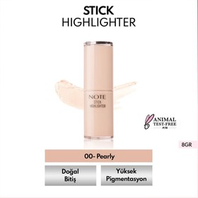 Resim Note Stick Highlighter Nemlendirici Yumuşak Stick Aydınlatıcı 00 Pearly - Gratis 