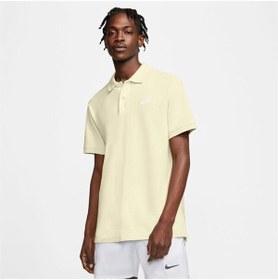 Resim Nike Sportswear Polo Yaka Erkek Tişört Sarı - Cj4456-113 