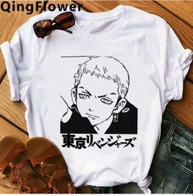 Resim Snapbuy Tokyo Revengers Chifuyu Matsuno Anime T-shirt Unisex Yazlık Grafik Tişörtaltın Altın 