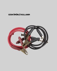 Resim Bfs 1200a Takviye Kablosu Araç Acil Yardım 2 Metre Güçlü Maşa 