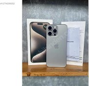 Resim Apple iPhone 15 Pro Max İkinci El TR | 1 TB | Natürel Titanyum İkinci El İphone 15 PRO MAX 1 TEREBAYT PİL 90 GARANTİLİ KUTULU FATURALI