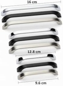 Resim Göksu İnox Metal Mutfak Dolap Kulpları, Çekmece Kapak Kulbu, Mobilya Kulp (96 mm) 