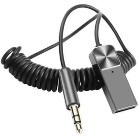 Resim Usb Aux Wireless Bluetooth Araç Kiti Bluetooth 5.1 Stereo Ses Alıcısı Aux 3.5 Mm Bluetooth Adaptör 